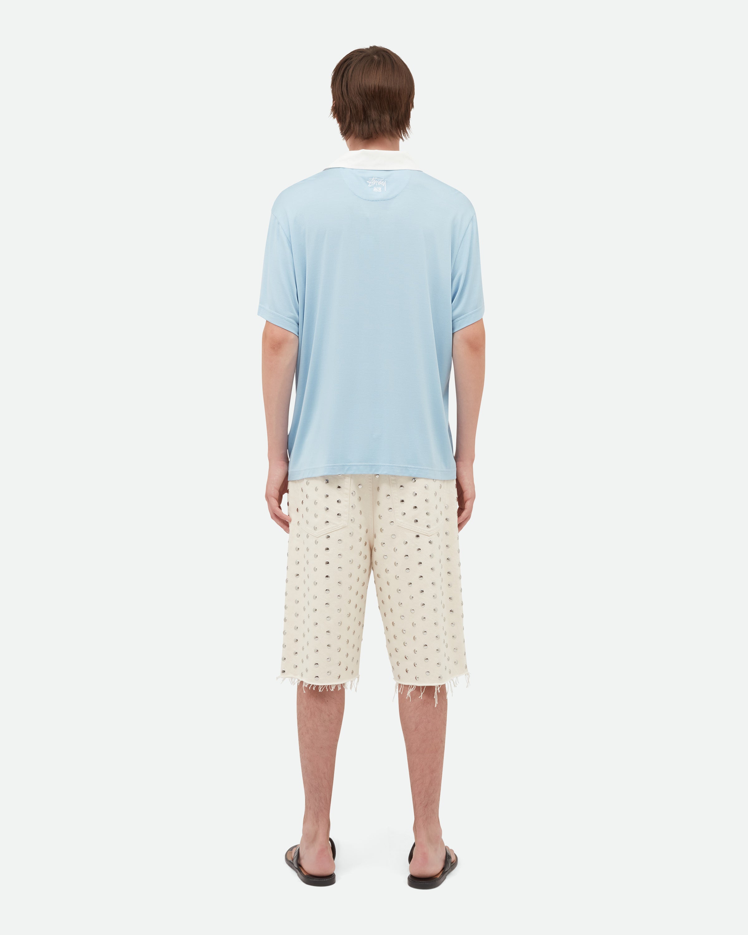 Wales Bonner x Stüssy Silk Polo Tops Wales Bonner